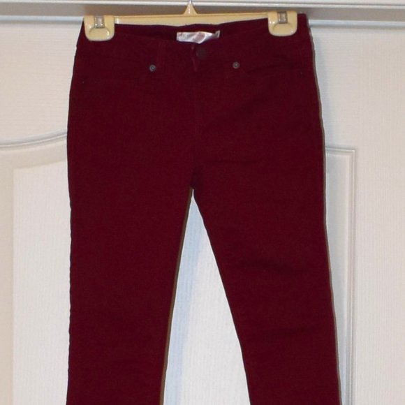 No Boundaries Junior Size 3 Burgundy - Picture 1 of 8